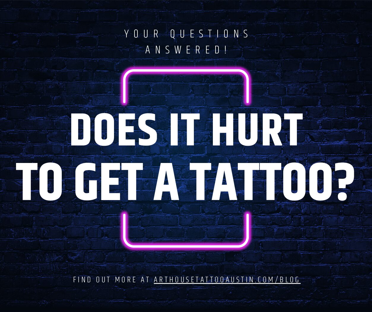 Do Tattoos Hurt? Is It Painful To Get A Tattoo?