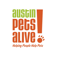 Austin Pets Alive logo with paw print