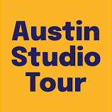 Austin Studio Tour text on yellow background
