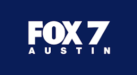 FOX 7 Austin logo on blue background